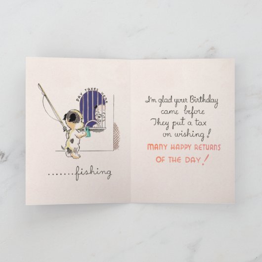 Belasting op Verjaardagen Kaart (Binnen)