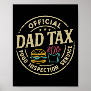 Belasting papa controleren of het geen gif is Grap Poster