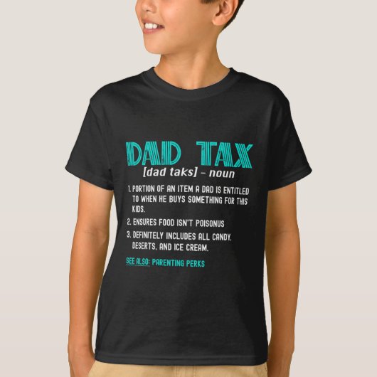 Belasting Shirt Grappig Papa Belasting Definitie V (Voorkant)