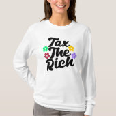 Belasting voor de rijken - antikapitalistisch t-shirt (Voorkant)