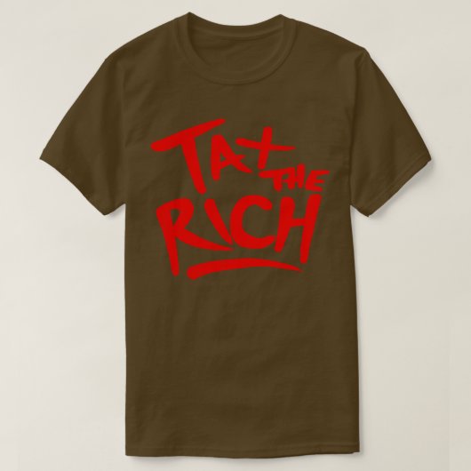  belasting voor de rijken t-shirt (Design voorkant)