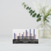 Belastingaccountant en financiële deskundigen in d visitekaartje (Staand voorkant)