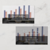 Belastingaccountant en financiële deskundigen in d visitekaartje (Voorkant / Achterkant)