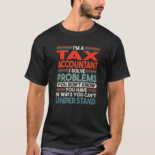 Belastingaccountant T-shirt (Voorkant)