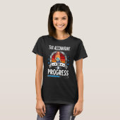 Belastingadministrateur in opleiding t-shirt (Voorkant volledig)