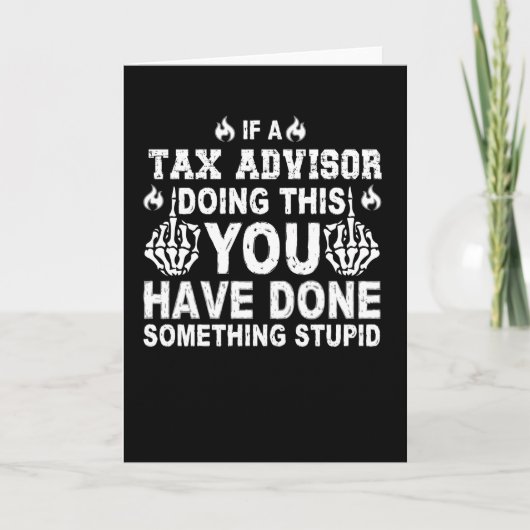 Belastingadviseur Kaart (Voorkant)