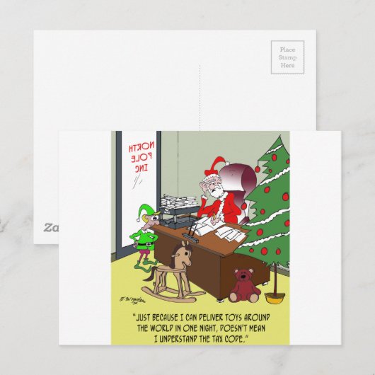 BelastingCartoon 9532 Briefkaart (Voorkant / Achterkant)