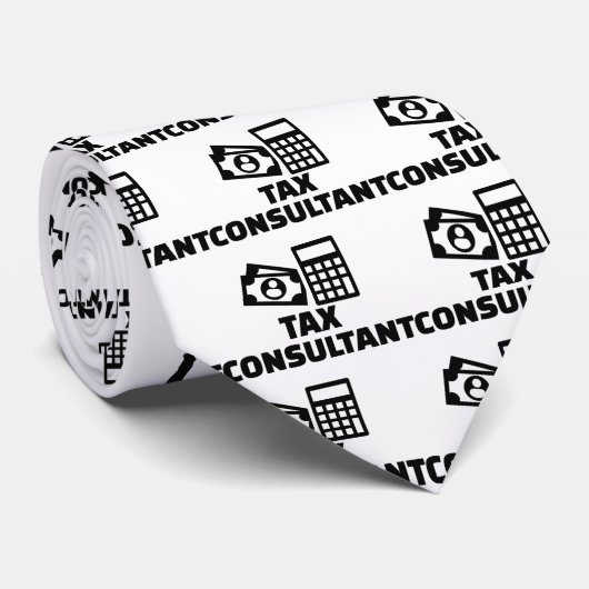 Belastingconsulent Stropdas (Opgerold)