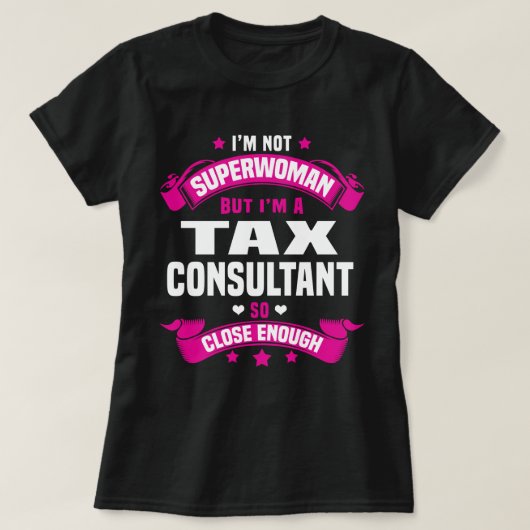 Belastingconsulent T-shirt (Design voorkant)