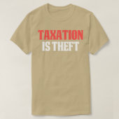 belastingdag t-shirt (Design voorkant)