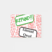 Belastingdag weer? post-it® notes (Voorkant)