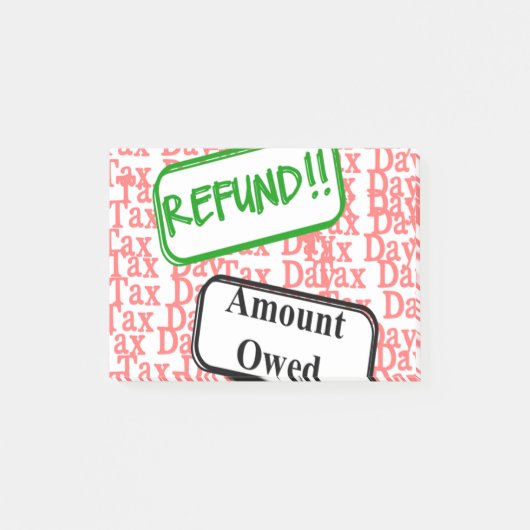Belastingdag weer? post-it® notes (Voorkant)