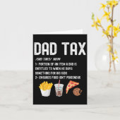 Belastingdefinitie Funny Fathers Day Daddy Humor P Kaart (Gele Bloem)