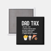 Belastingdefinitie Funny Fathers Day Daddy Humor P Magneet (Voorkant / Achterkant)