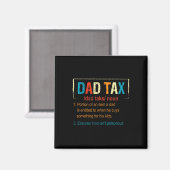 Belastingdefinitie Funny Fathers Day Mannen Jongen Magneet (Voorkant / Achterkant)