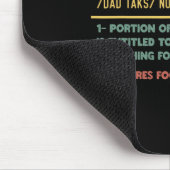 Belastingdefinitie Funny Vaderdag Muismat (Hoek)