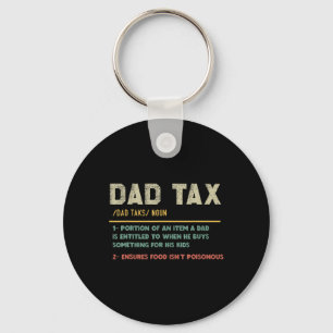 Belastingdefinitie Grappig Vaderdag Dad Joke Sleutelhanger