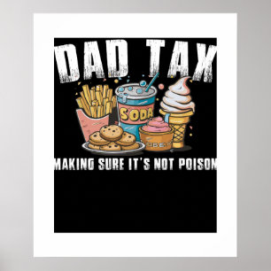 Belastingdefinitie Papa Belastingdienst Zorg ervoo Poster
