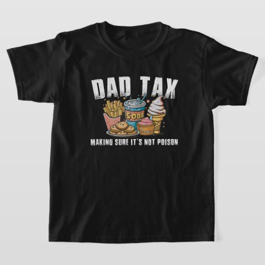 Belastingdefinitie Papa Belastingdienst Zorg ervoo T-shirt (Laagn)