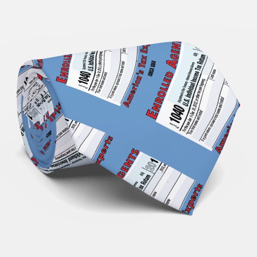 Belastingdeskundigen van Enrolled Agent Stropdas-A Stropdas (Opgerold)