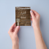 Belastingdienst voor rioolvesten Uitnodiging voor  Flyer (Hand)