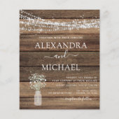 Belastingdienst voor rioolvesten Uitnodiging voor  Flyer (Voorkant)