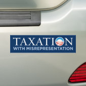 Belastingen met Bumpersticker van verkeerde voorst (Op auto)