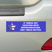 BELASTINGEN MET VERTEGENWOORDIGING BUMPERSTICKER (Op auto)