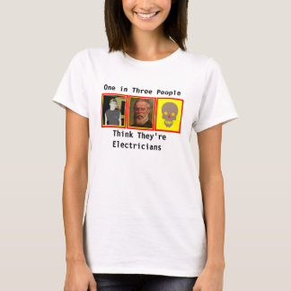 Belastingen van de elektricien t-shirt