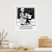 Belastingen van de leraar voor extra krediet poster (Keuken)