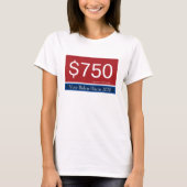 Belastingen van Trump 750 Stemming: 20 maart 2020 T-shirt (Voorkant)
