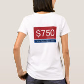 Belastingen van Trump 750 Stemming: 20 maart 2020 T-shirt (Achterkant)