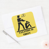 Belastingen zijn diefstal Sticker (Envelop)