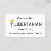 Belastingen zijn Theft Cards Visitekaartje (Achterkant)