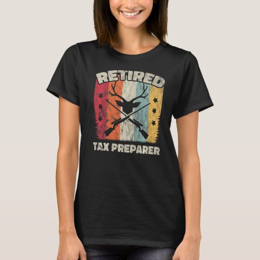 Belastingexamen bij pensionering t-shirt (Voorkant)