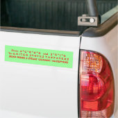 Belastingfraude! Belastingbetalers Beroven! Bumpersticker (Op Truck)
