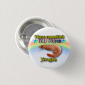 Belastingfraude knop ronde button 3,2 cm (Voorkant /achterkant)