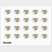Belastingfraude Ronde Sticker (Vel)