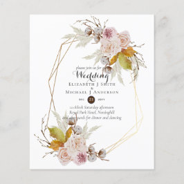 Belastinggeld voor roze bruinkroze bruiloft