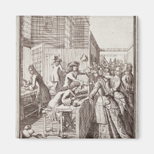 Belastingheffing, 1709 magneet (Voorkant)