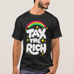 Belastingheffing op het politieke progressieve pol t-shirt