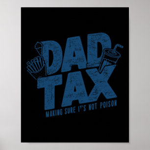 Belastingheffing Zorg ervoor dat niet vergif grapp Poster