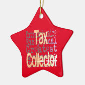 Belastinginzamelaar extraordinaire keramisch ornament (Links)