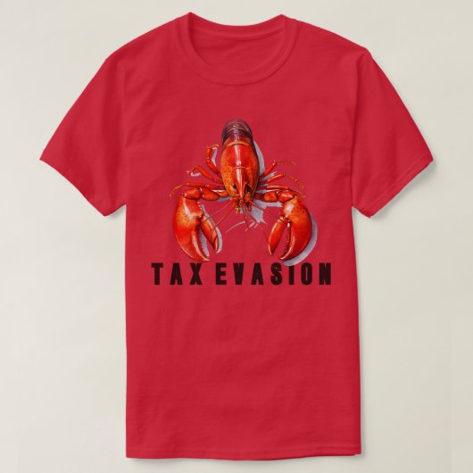 belastingontduiking meme-ontwerp t-shirt (Design voorkant)