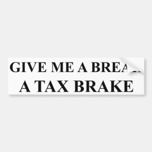 Belastingrem Bumpersticker