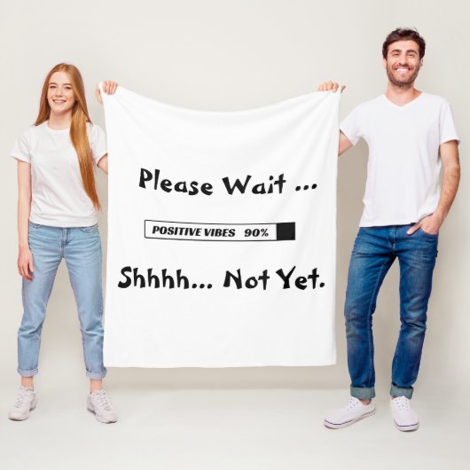 "Belastingsbalk" Koel Motivatie ventilatorbank Fleece Deken (In situ)