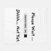 "Belastingsbalk" Koel Motivatie ventilatorbank Fleece Deken (Voorkant (Horizontaal))