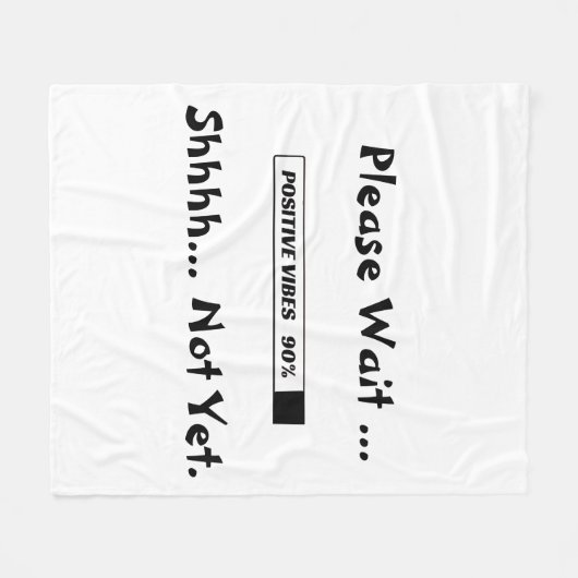 "Belastingsbalk" Koel Motivatie ventilatorbank Fleece Deken (Voorkant (Horizontaal))