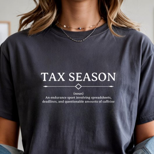 Belastingseizoen Accountant Boekhouding Grappig Tri-Blend Shirt