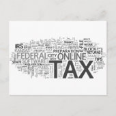 Belastingseizoen Briefkaart (Voorkant)
